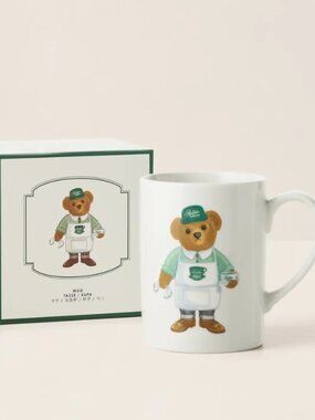 RALPH LAUREN Teddy Barista Coffee Mug
